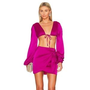 Rissa Wrap Skirt Set